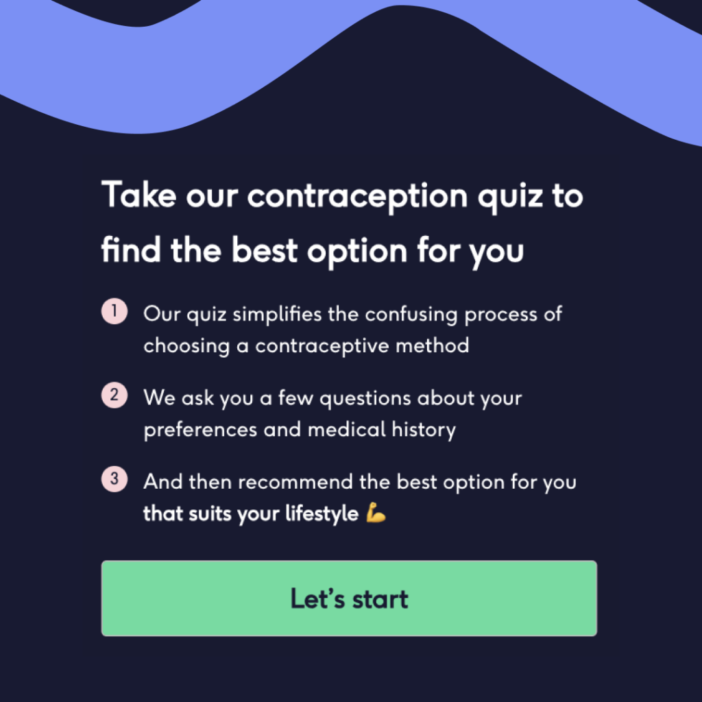 Contraception recommender tool